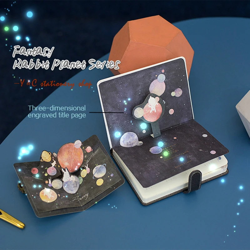 

B6 PU Cover Magnetic Buckle Color Inner Page Bullet Journal Kawaii Notepad Notebook Delicate Stationery Children's Day Gift