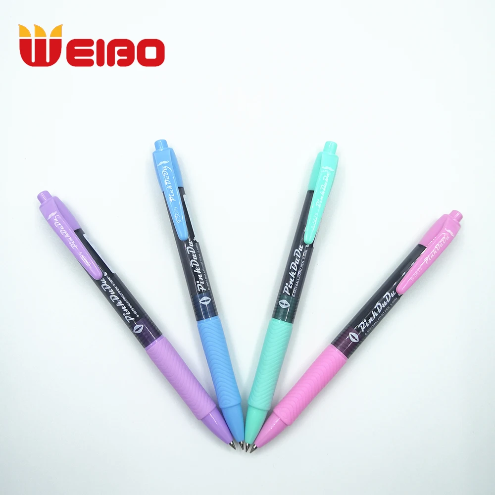 

WEIBO Candy Colors 0.5mm Ball-point Pen Blue Color Ballpoint Pen For Office School Supply Student Stationery Writing