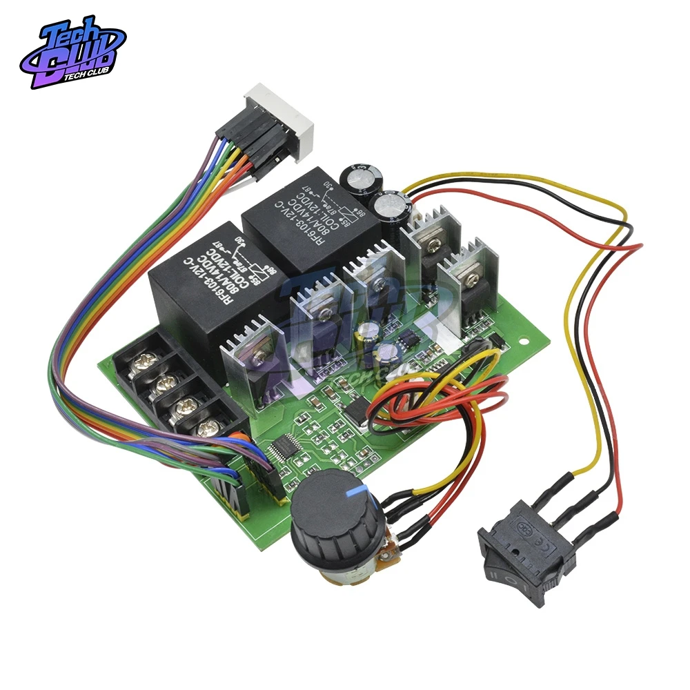 PWM Speed Controller DC Motor Digital Display DC10-55V 0~100% Adjustable Drive Module Input MAX 60A 12V 24V 36V 48V