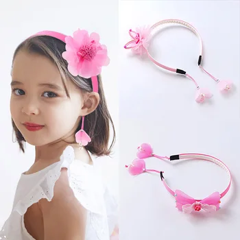 

Children's tassel pendant princess earrings wild girl hairpin slip cute headband