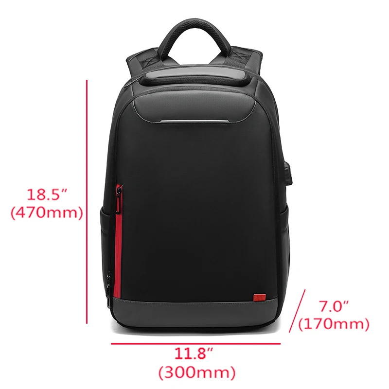 NIGEER Противоугонный Рюкзак 15,6 дюймов рюкзак для ноутбука для подростков модный мужской Mochila usb зарядка водоотталкивающие рюкзаки для путешествий и отдыха