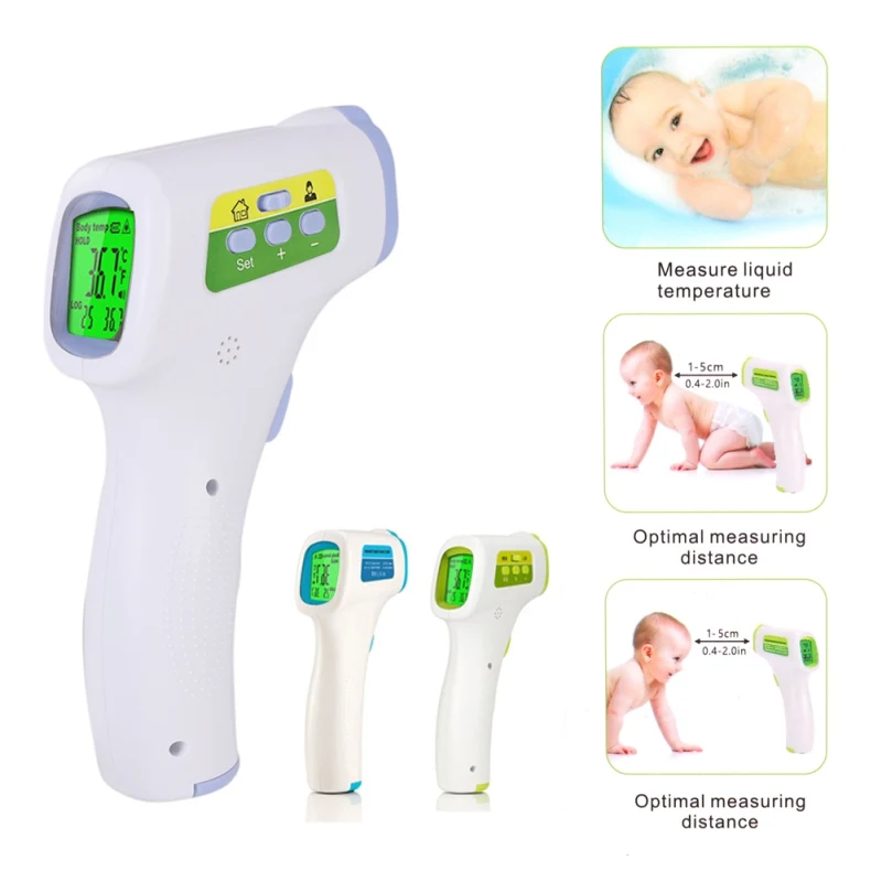 

Outdoor non-contact infrared thermometer baby thermometer laser LCD digital temperature measuring tool