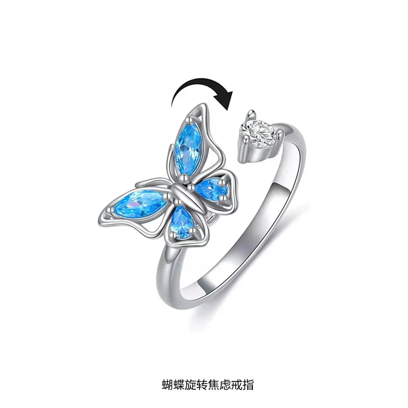 Butterfly rotating anxiety ring1