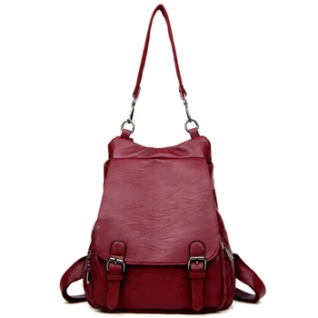 

New Backpack Lady Shoulder Bag Student Backpack Travel Bag Youth Retro Backpack