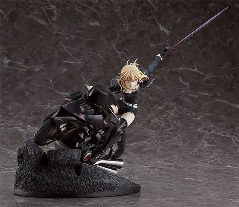 Аниме Fate Grand Order фигурка Altria Pendragon с мотоциклом 1/8 Масштаб Окрашенные ПВХ Фигурки Модель игрушки кукла подарок