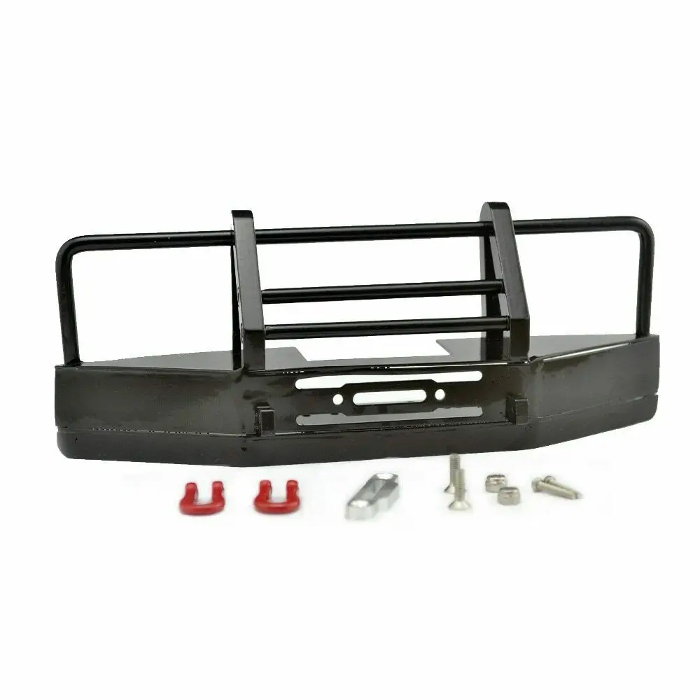 

RC Car Metal Front Bumper for 1:10 Scale RC Crawler Traxxas TRX-4 D90 SCX10 Car Parts Metal Front Bumper for 1/10 RC Car Model