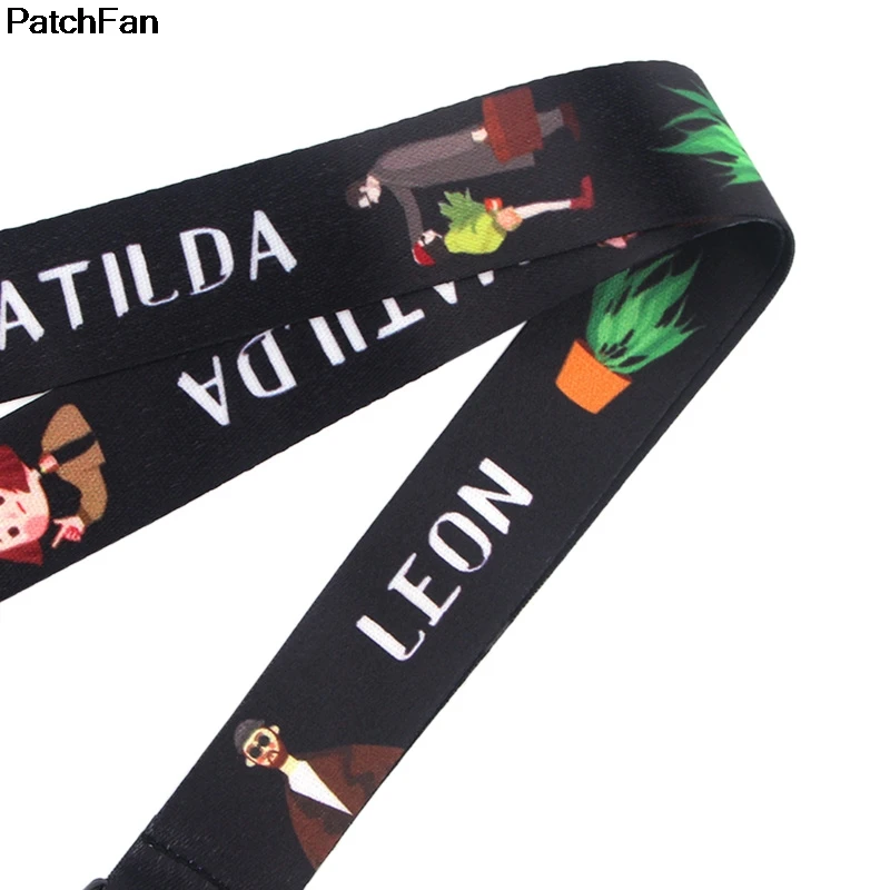 Patchfan leon фильм брелок ремешок тесьма лента шейный ремень ткань para id значок держатели для телефонов ожерелье аксессуары A2421