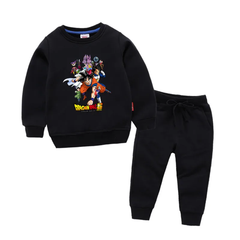 Детские хлопковые толстовки с капюшоном принтом Dragon Ball Z super son goku хлопковый