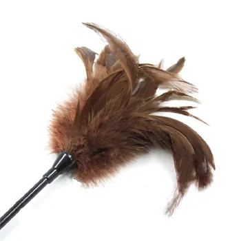 Bdsm Feather Tickled Whip Bondage Erotic Punish Fetish Riding Crop Pony Leather Spanking Paddle Play Flogger Sex Toys for Lover 6