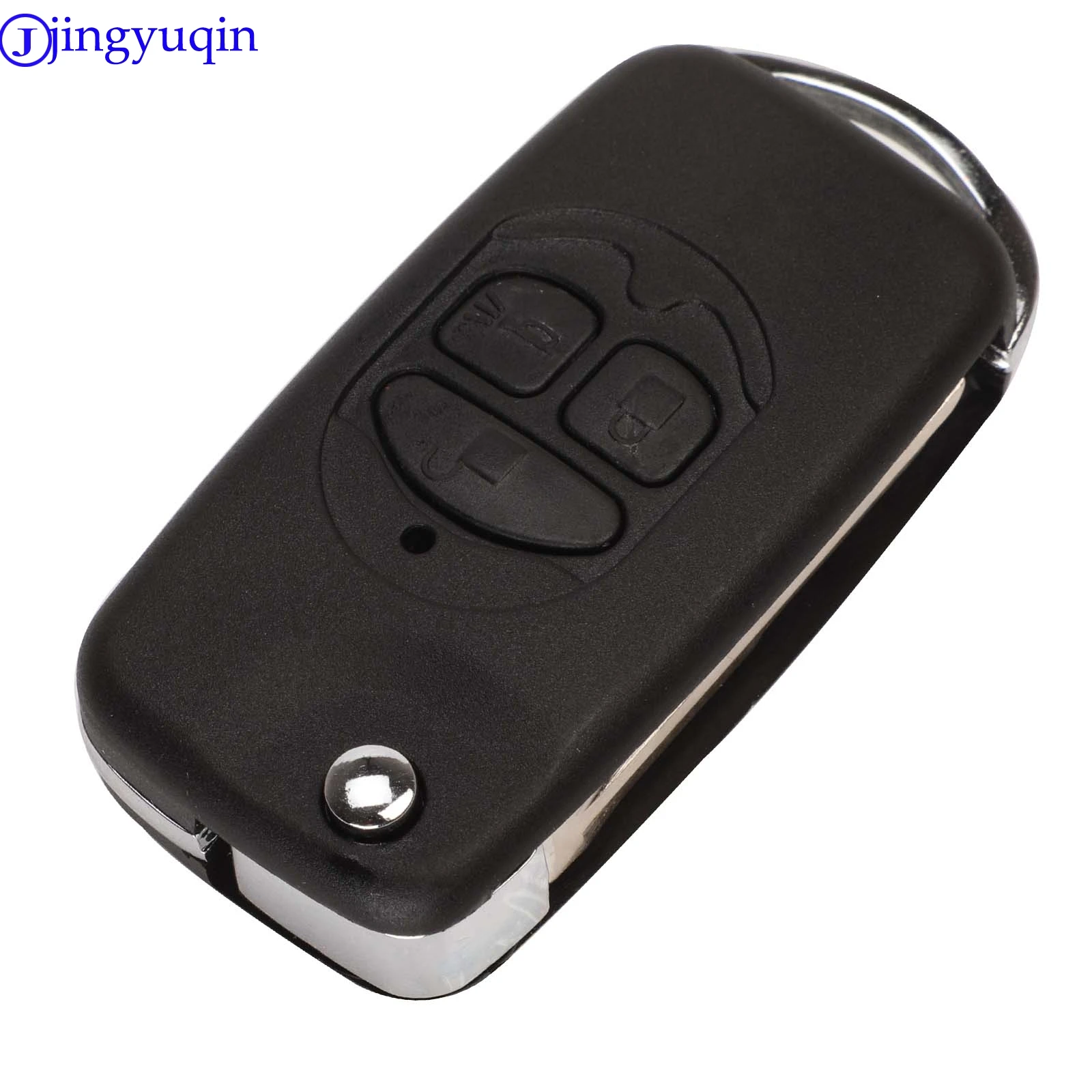 Jingyuqin модифицированный складной корпус дистанционного ключа для Buick Excelle 2005- 3 кнопочный ключ автомобиля Оболочка Чехол