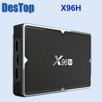

Android 9.0 Smart TV BOX X96H MAX 4GB RAM 64G ROM Quad Core Android Box 4K Youtube Netflix Google Play Store Media Player 10pcs