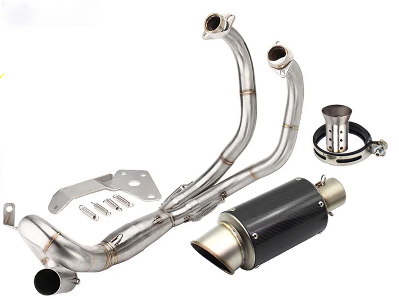 MT07 FZ-07 XSR700 Motorcycle Exhaust Full System Header Pipe for Yamaha MT-07 FZ07 Tracer 14-18 XSR700 2016-2017 Exhaust Escape MT07 FZ-07 XSR700 Motorcycle Exhaust Full System Header Pipe for Yamaha MT-07 FZ07 Tracer 14-18 XSR700 2016-2017 Exhaust Escape