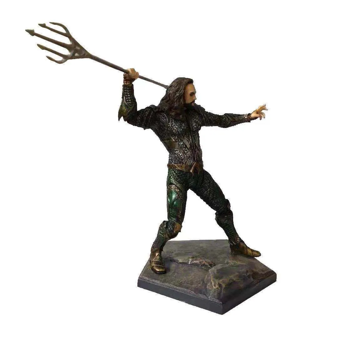 DC Neptune Statue Lighthouse Keeper Dragon Aquaman Atlantis Garage Kit Model
