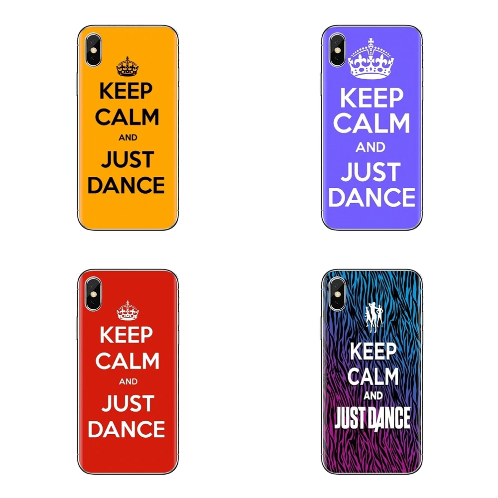 Сохраняйте спокойствие и просто танцуйте Великобритания для iPod Touch Apple iPhone 4 4s 5 5S SE