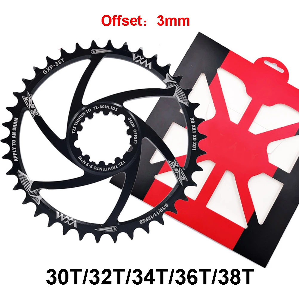 MTB GXP велосипедный Кривошип фиксированная Шестерня 34T 36T 38T 40T узкая широкая