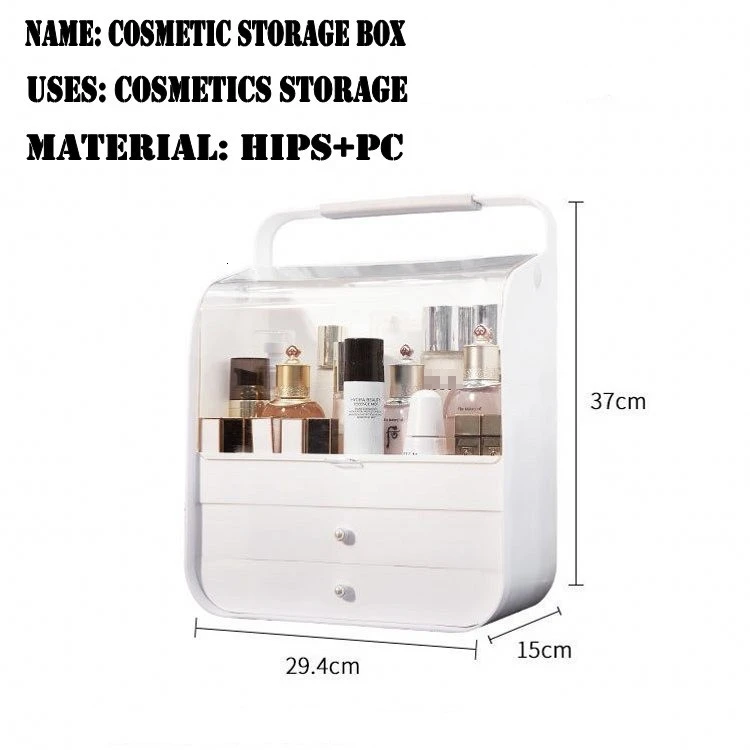 Раскладушка 3 ящика портативная коробка для хранения косметики модная многофункциональная Съемная Косметическая косметичка косметический Органайзер чехол для хранения