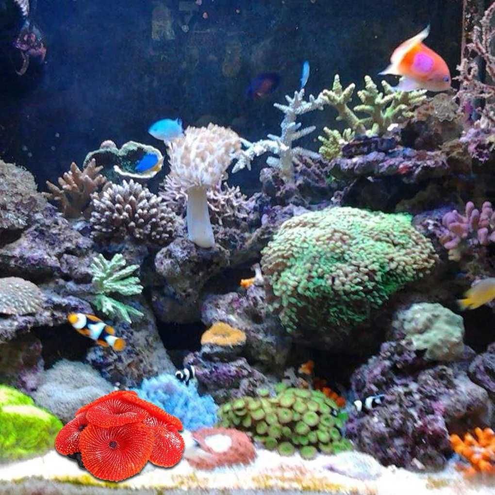 Artificial Plants Fish Tank Ornaments Fish Tank Decorations Aquarium Ornaments Artificial Aquarium Plants Mini Landscape Ornaments Aquarium Artificial Coral Fish Tank Landscape Decoration Plant Simulation Vivid Soft Coral Ornament Fish Tank Decoration