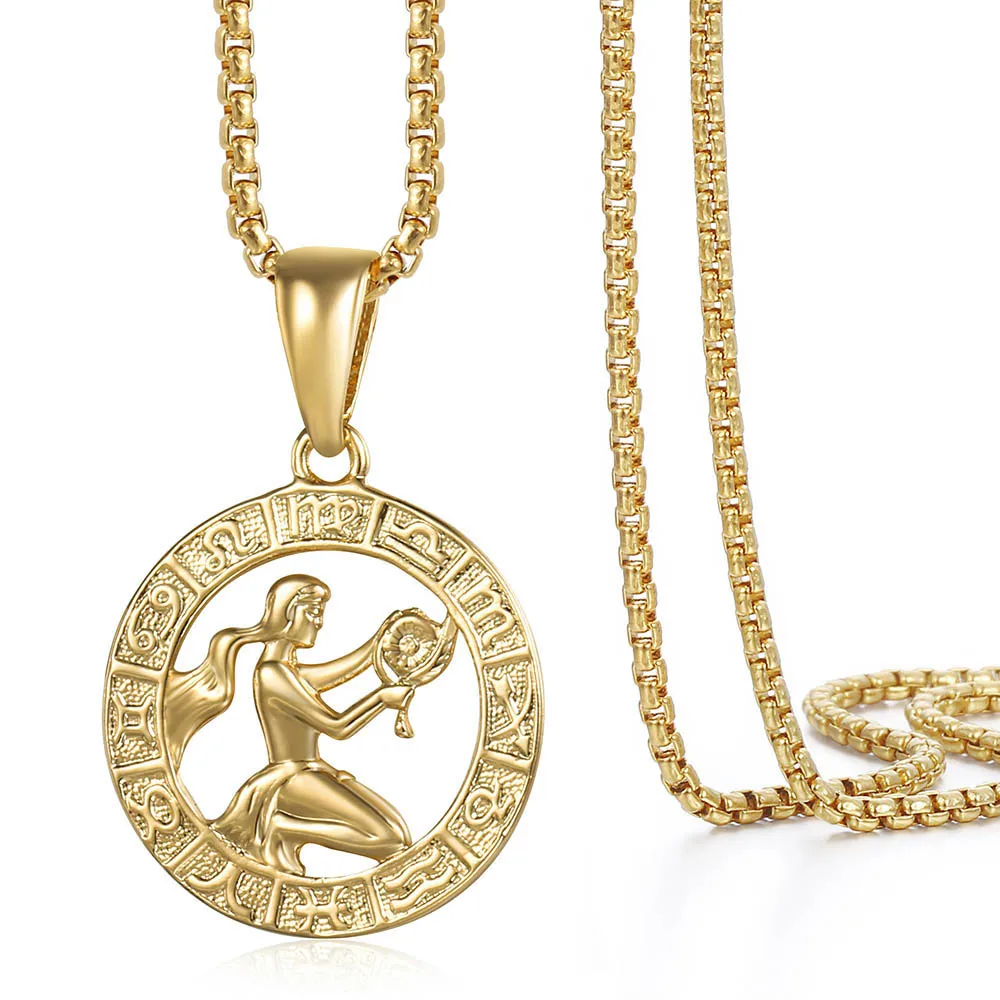 Gold Pendant Necklace 
