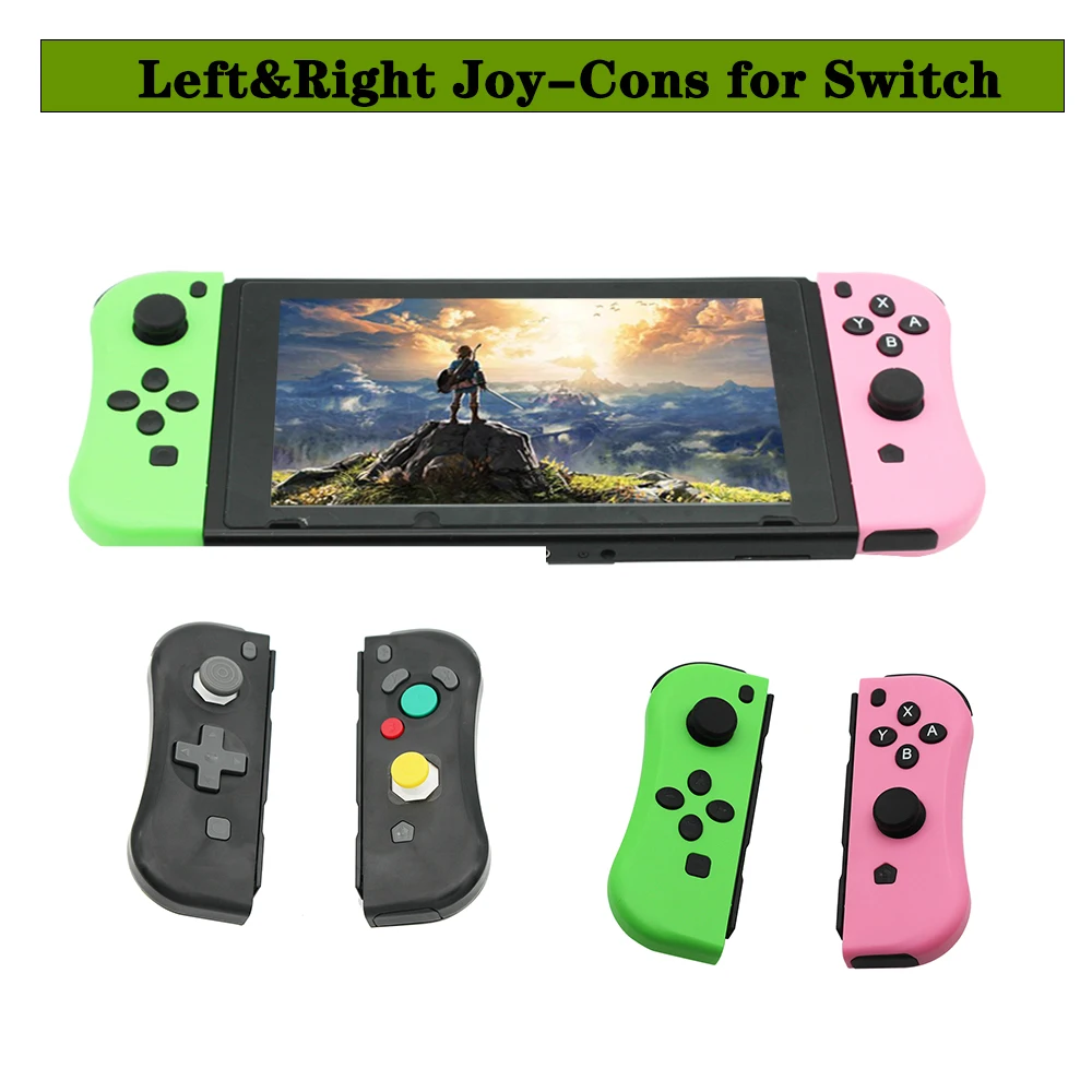 ДЛЯ NS Joy Con ( L/R ) беспроводной Bluetooth Pro игровые контроллеры красный синий джойстик