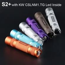 Convoy-Linterna Led S2 + KW CSLNM1.TG 5A, Linterna de trabajo de policía de largo alcance, 18650