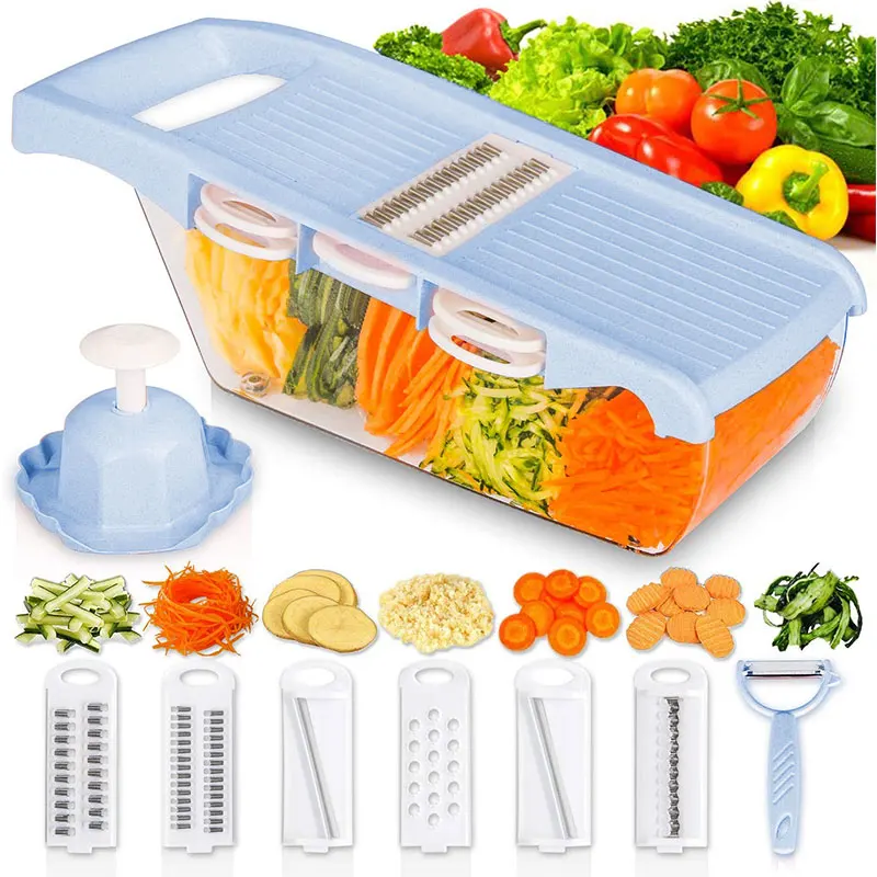 

Mandoline Slicer Vegetable Cutter Cabbage Grater Kitchen Accessories Potato Peeler Fruit Carrot Multifunction Manual Grater Tool