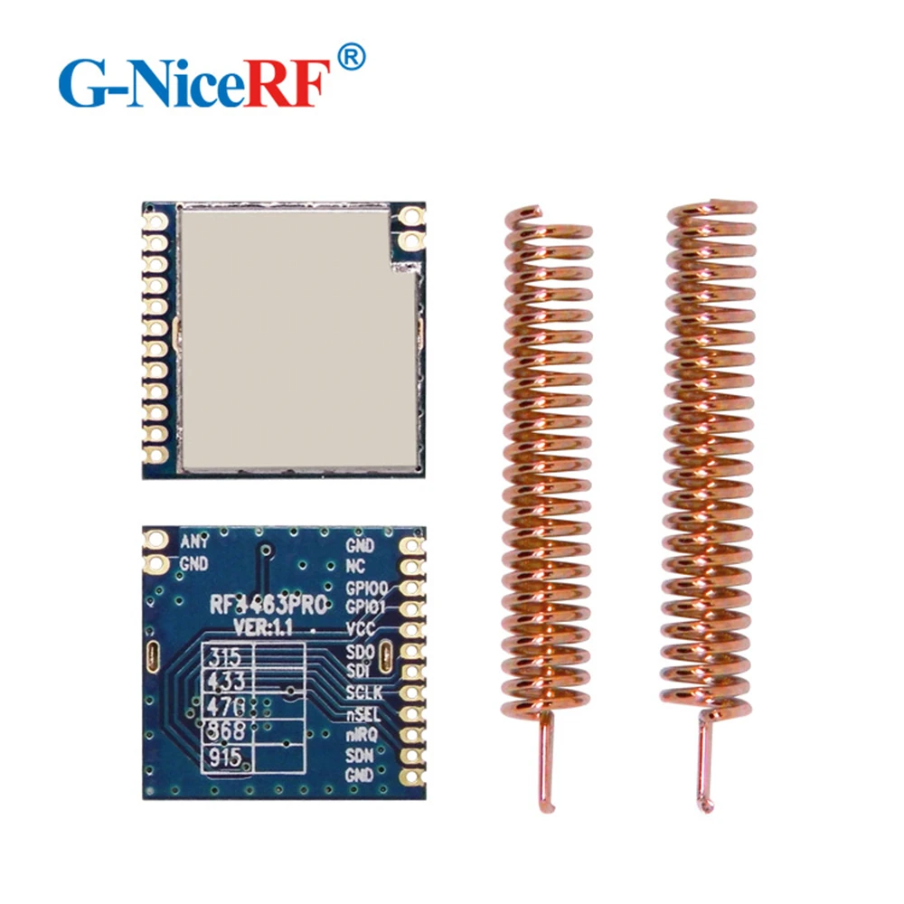 4 шт./лот Si4463 SPI интерфейс 100 мВт RF4463PRO низкая стоимость 433 МГц RF модуль