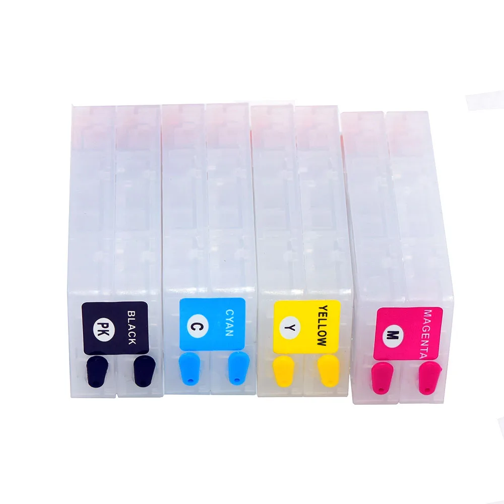 4 цвета многоразового картриджа и чипа Resetter для Epson TM C3500 C3510 GJiC22P принтера|ink cartridge