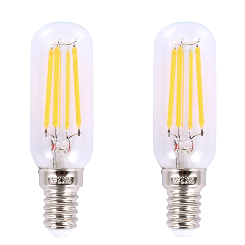 

2PCS E14 LED Energy Saving Light Bulb 4W Warm White Cooker Hood Extractor Fan Bulb Household Portable Lighting Bulb
