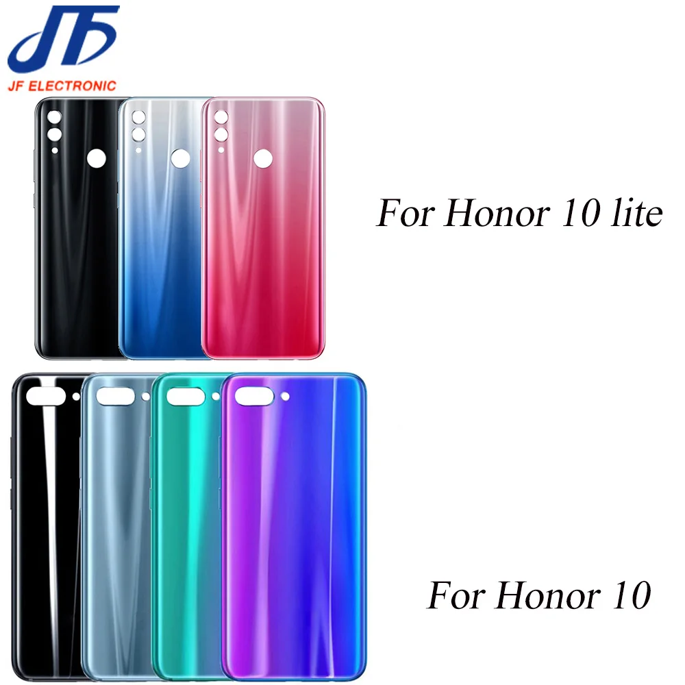 5 шт. для huawei Honor 10 Задняя стеклянная крышка батарейного отсека задняя дверь Корпус Крышка батарейного отсека Honor 10 Lite Задняя стеклянная панель