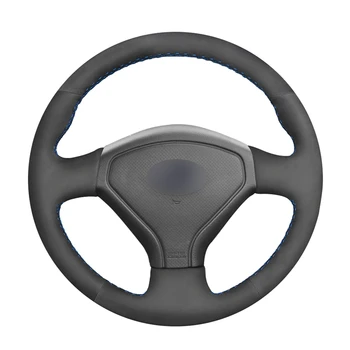

Hand-stitched Black Suede Car Steering Wheel Cover for Subaru Forester 2005 2006 -2008 Impreza 2005-2007 Impreza WRX (WRX STI)