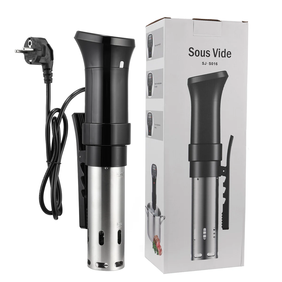 1100 Вт Sous Vide погружной циркулятор вакуумная Медленная Плита с ЖК цифровым