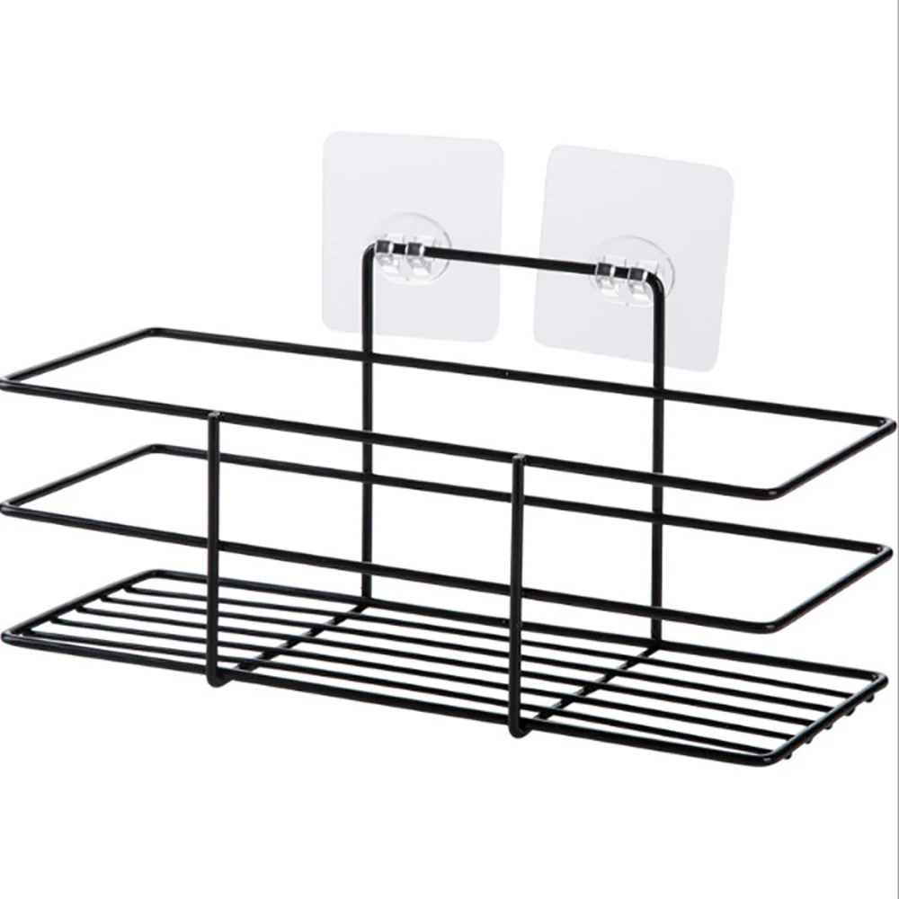 Стальная душевая полка аксессуары для ванной комнаты настенный подвес Ванная Кухня настенный держатель для телефона стойка Органайзер дренаж