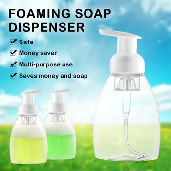 

30/60/100/150ml Empty Spray Bottle Plastic Soap Shampoo Liquid Dispenser Home Travel Essential Make Up Foam Pump Mini Practical