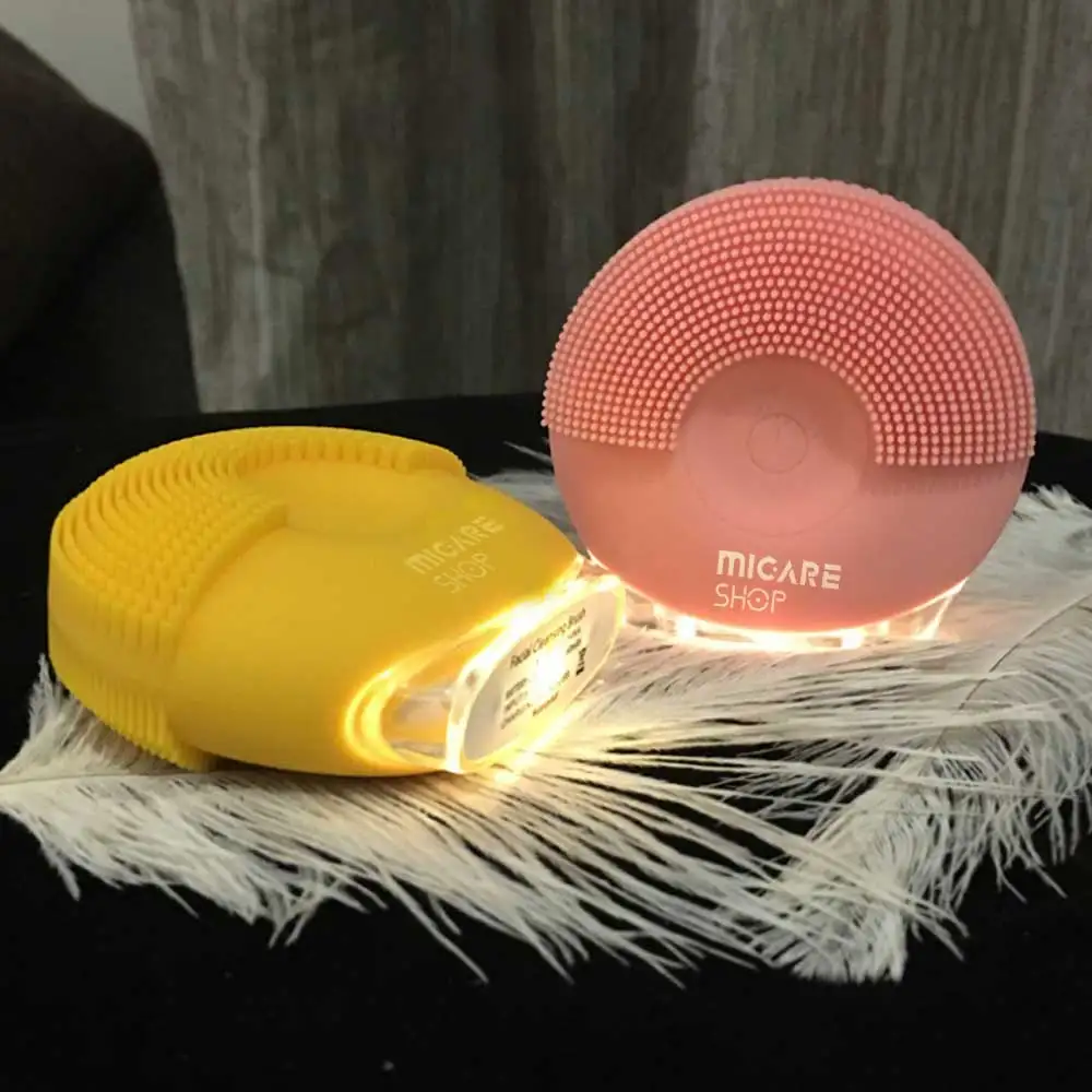 Электрическая мини щетка для очищения лица Micare Shop с USB мытья средство удаления