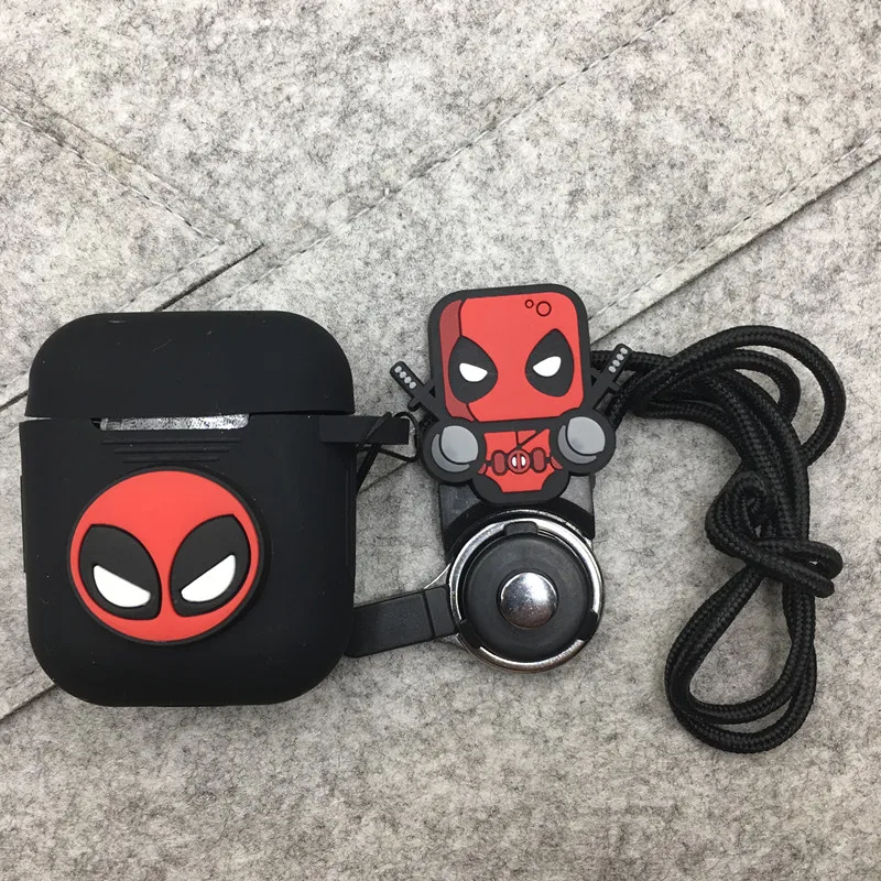 style 8 Мультяшный мягкий силиконовый наушник чехол для Apple AirPods 1/2 защита беспроводной Bluetooth ультра тонкий чехол для гарнитуры для Air pods - Цвет: style 8