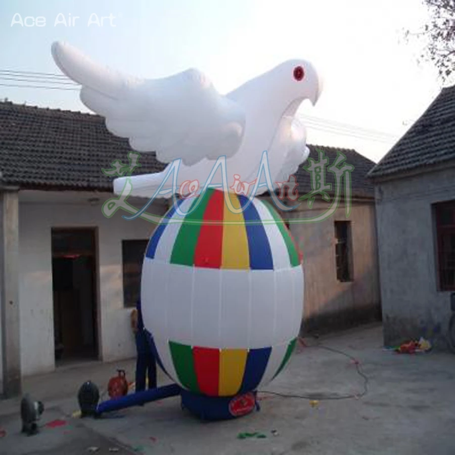 2022 Custom Built White Inflatable Pigeon/ Animal Replica For Outdoor Advertising/Event Promotion |