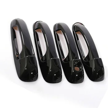 

Parts Door Handle Cover Accessories Auto Exterior Black Plastic For Jeep Grand Cherokee WJ 1999-2004