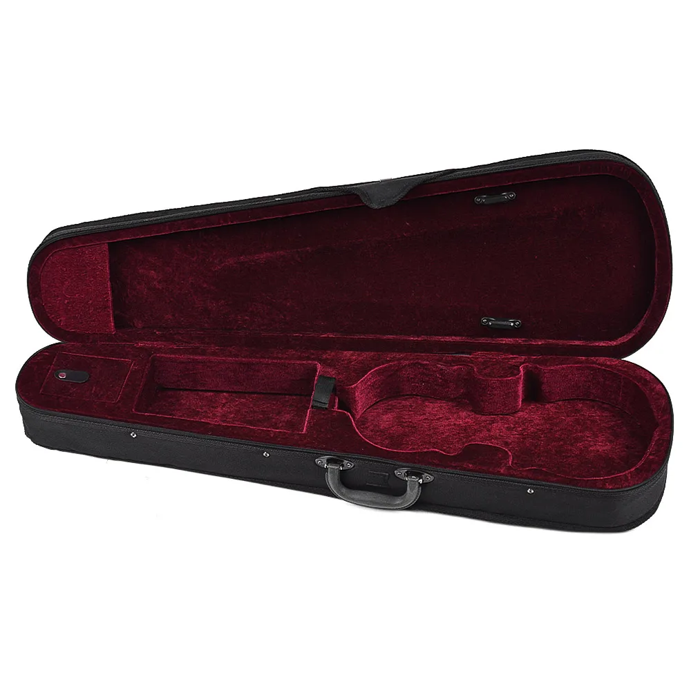 

Professional 4/4 Full Size Violin Triangle Shape Case Box Hard & Super Light with Shoulder Straps Beige
