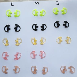 Walkie Surveillance Soft Silicone Ear Mold Earpiece Universal for Acoustic Coil Tube & Ear Mold Kit，Seven Colors