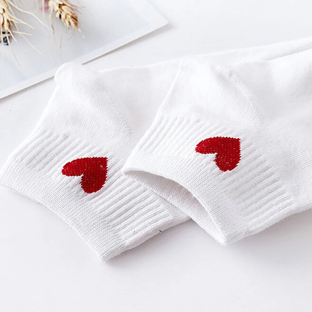 

Women Heart-Shaped Fashion Skateboard Sock Comfortable Socks Elastic breathable socks unisex comfortable stripes 7.26