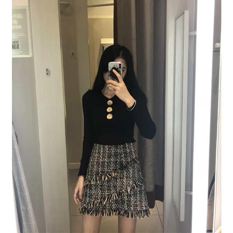 

Autumn 2019 Suit Women's New Two-piece Suit Foreign Style Net Red Royal Elder Sister Suit Sexy Light Ripe Fashion 2 Piece Set