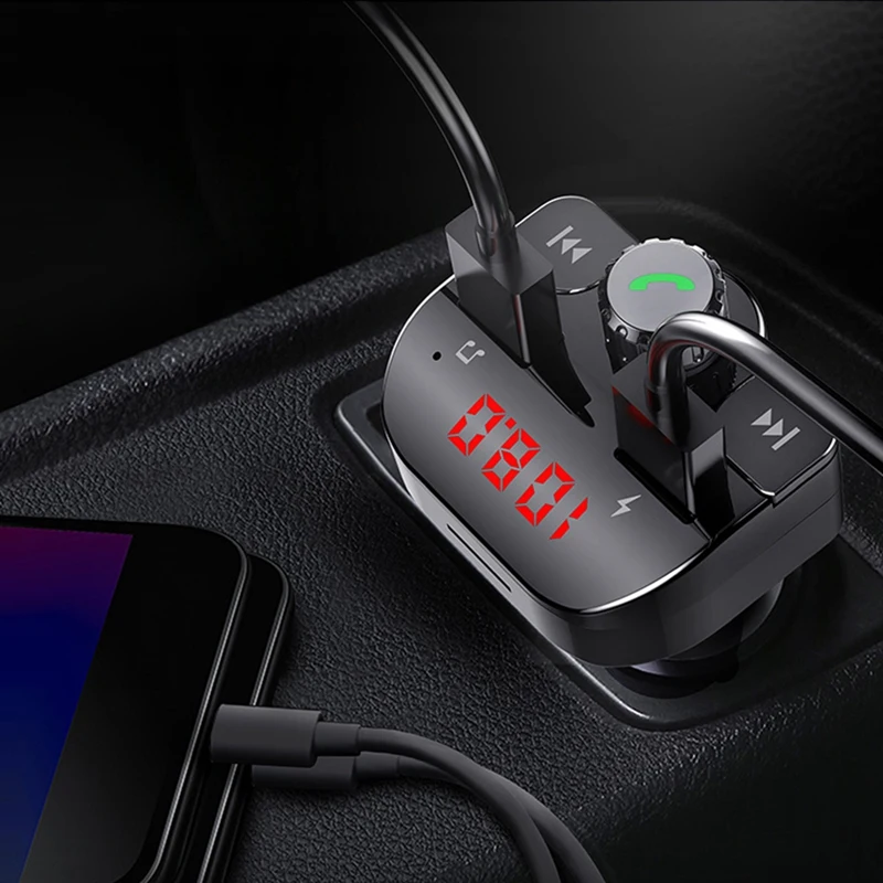AMS-G15, Автомобильный MP3-плеер, Bluetooth, автомобильный беспроводной комплект, автомобильный комплект громкой связи, двойной Usb fm-передатчик, автомобильный Bluetooth H