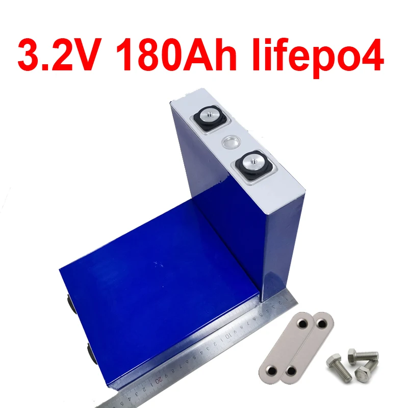 

8pcs lithium 3.2V 180AH Lifepo4 battery For diy 48V 24v 12v 320Ah inverter boat golf cart Vehicle caravan AGV RV