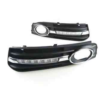 

Car DRL Driving Daytime Running Light LED with flashing Fog lamp Relay Daylight Fits for Audi A4L B8 2009-2012 Car accessories
