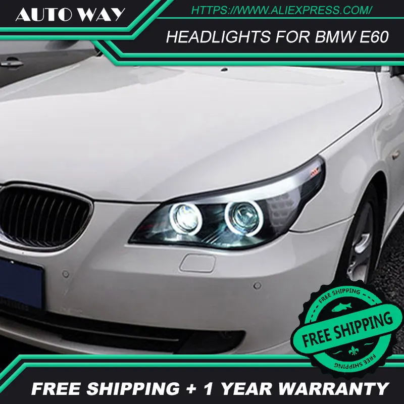 Чехол для стайлинга автомобиля BMW E60 основной светильник s 2003-2010 520 523 525 530 головной