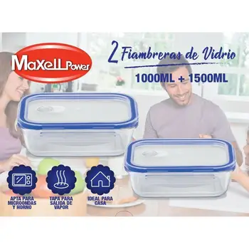 

LUNCH GLASS 'S WITH LID MICROWAVE SAFE STEAM OUTPUT OVEN CRYSTAL MP-FV2