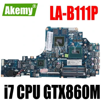 

HD ZIVY2 LA-B111P motherboard For Lenovo Y50-70 laptop motherboard i7 CPU GTX860M original Test motherboard notebook