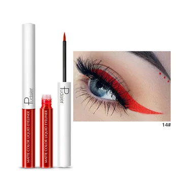 

1Pcs 15 Colors Matte Liquid Eyeliner Waterproof Long-lasting Pigment Green Red Color Sexy Eye Liner Party Beauty Cosmetic