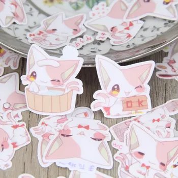 

40pcs/set Cute Cat Decoration Stickers DIY Craft Diary Scrapbooking Planner Kawaii Label Sticker