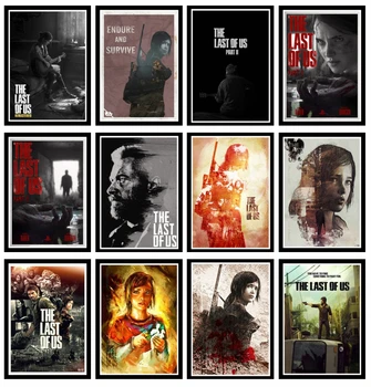 

Perfect JL Poster The Last Of Us Zombie Survival Horror Game Posters and Prints Wall Art Picture for Living Room Home Decor